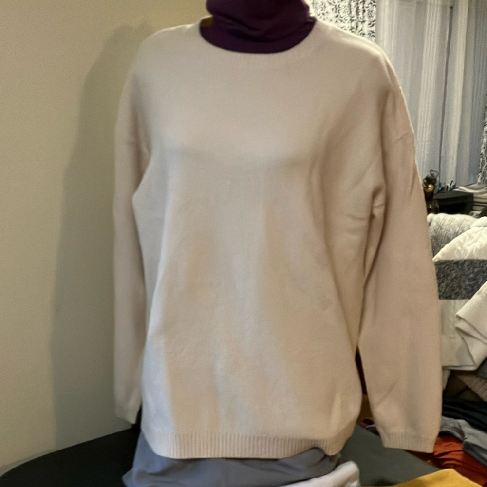 HI-Lo Sweater , cream, XXL,